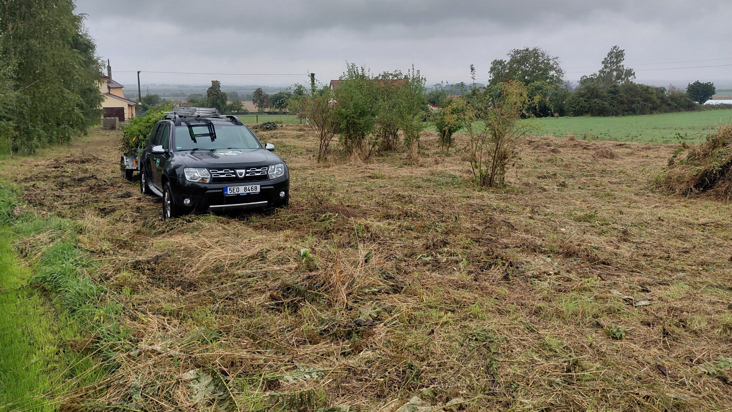 Vyčištění stavební parcely